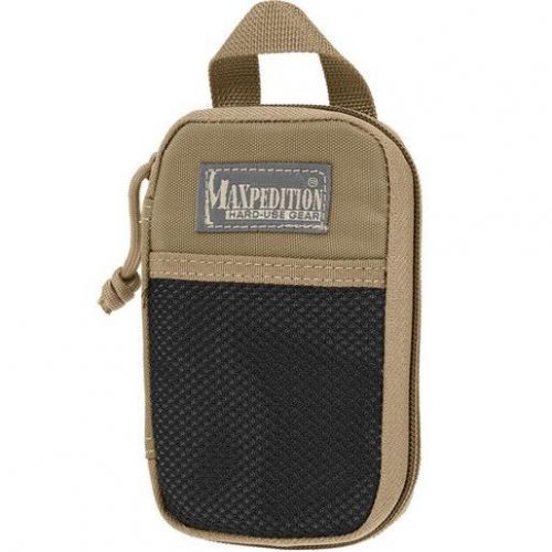 Maxpedition 0262K Micro Pocket Organizer w/ Mesh Slip Pocket Khaki