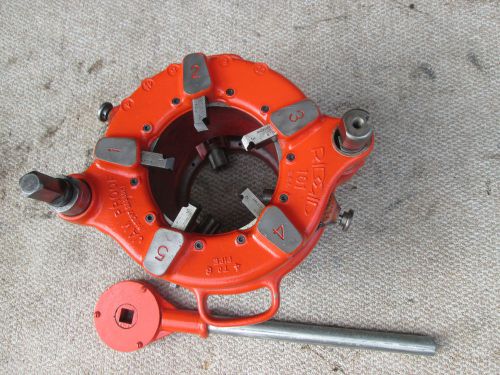 RIDGID 161 DIE PIPE THREADER 4&#034; TO 6&#034; INCH EXCELLENT SHAPE !!