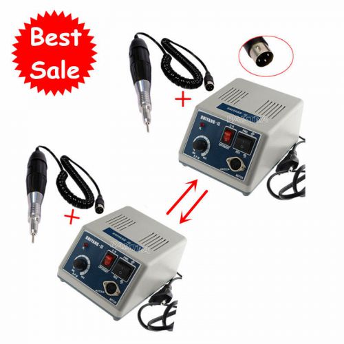 2kits dental marathon micro motor n3 +35krpm polishing handpiece fit 2.35 bur for sale