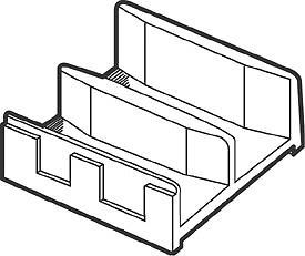 SHOWER DOOR BOTTOM GUIDE ASBY