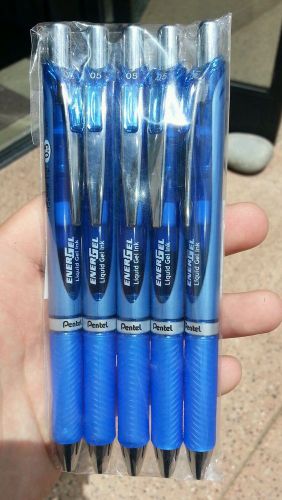 Pentel EnerGel Deluxe RTX 0.5mm needle tip pens (lot of 5)