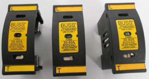 (3) Buss JTN60060 Fuse Holders