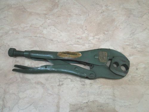 Vintage Thermacote Vise Grip Welding Swaging Crimping Pliers 10CR