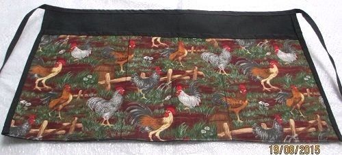 Waiter/waitress Server Waist Apron, Roosters