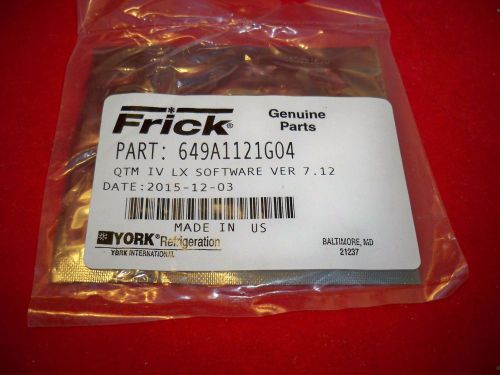 New In Box, Frick 649A1121G04 QTM IV LX, Software Version 7.12