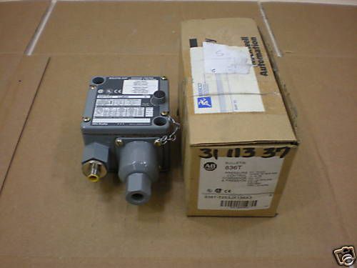 1 NIB ALLEN-BRADLEY 836T-T253JX136X3 PRESSURE CONTROL ADJ 12-150 PSI DIFF 6-30