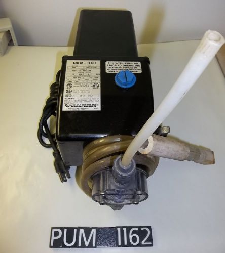 Chem-tech pulsafeeder diaphragm metering pump (pum1162) for sale