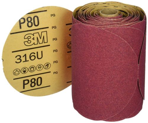 3M 01116 Stikit Red 6&#034; P80D Grit Abrasive Disc