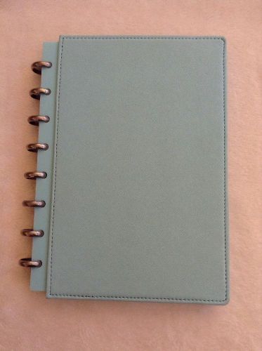 Martha Stewart Discbound Customizable Notebook 6.5&#034; X 9&#034; Tiffany Blue Junior