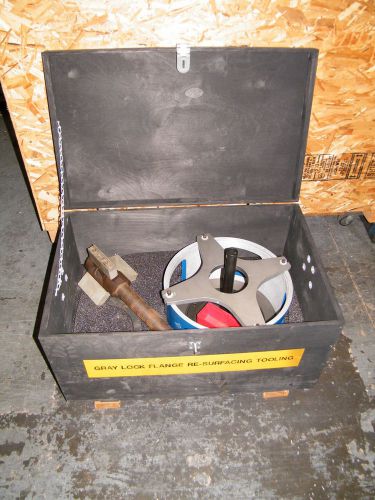 EFCO lock vacuum flange resurfacing tool kit tooling seal facer facing