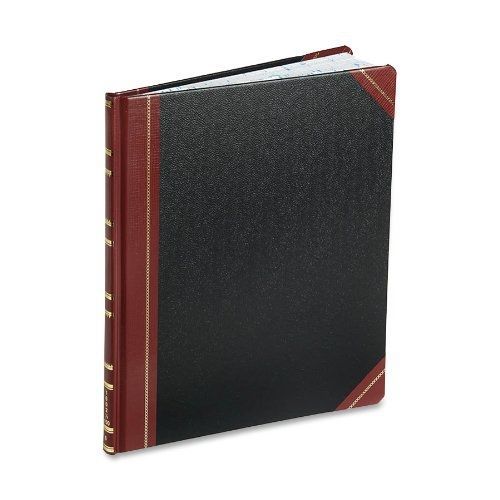 Boorum &amp; Pease Series Columnar Book, 6 Column, 150 Page, Black/Red (1602