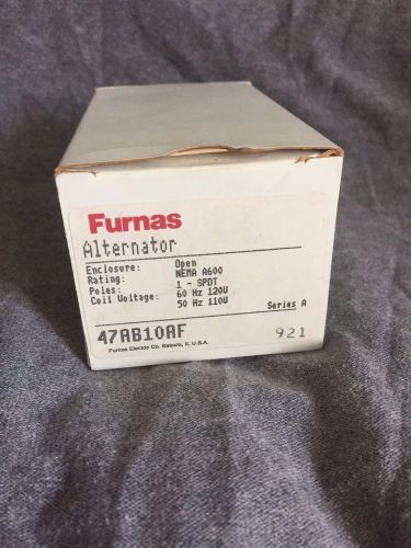 Furnas 47AB10AF Alternator RELAY NEMA A600 *NIB*NEW IN BOX*