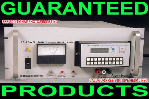 CALIFORNIA INSTRUMENTS 751TC PROGRAMMABLE DIGITAL VARIABLE AC POWER SUPPLY GPIB