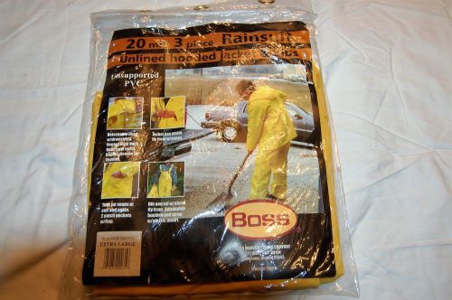 Boss 20 mil 3 Pc. Rainsuit Extra Large