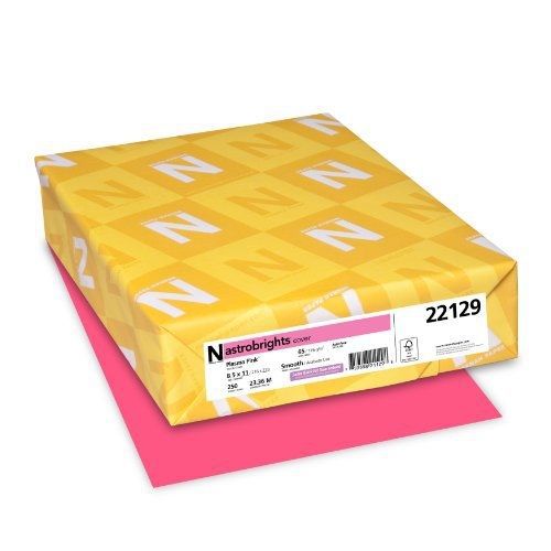 Neenah Astrobrights Premium Color Card Stock, 65 lb, 8.5 x 11 Inches, 250