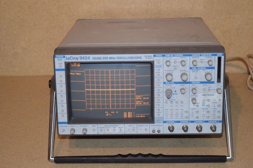 LECROY 9424 QUAD 350MHZ OSCILLOSCOPE 100 MS/S 10 GS/S (BB)