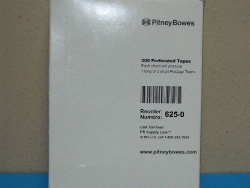 625-0 PITNEY BOWES GENUINE POSTAGE METER TAPES (ORIGINAL PITNEY BOWES)