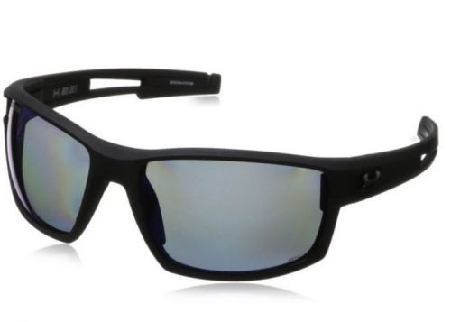 Under Armour 8630064010168 Captain Shooting Glasses Black Frame Blue/Gray Lens