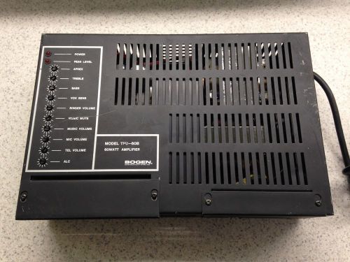 Bogen communications tpu60b - telephone paging amplifier (60w) for sale