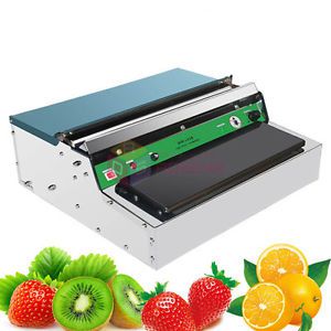 45cm Food Tray Wrapper Film Wrap Sealer Fruit /Food Sealing Machine 220V
