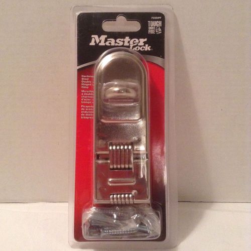 Master Lock 722DPF 7-3/4&#034; Double Hinged Hasp