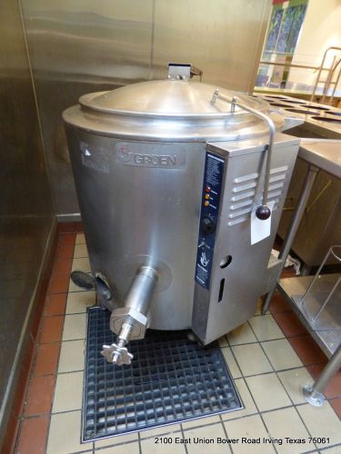 GROEN GAS STEAM KETTLE 40 GALLONS  Model AH/1E-40  year 2009