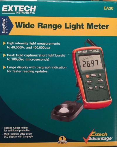 Extech EA30 Wide Range EasyView Light Meter  NEW