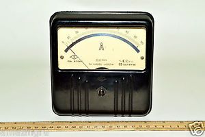 Vintage analog device bakelite panel ammeter e59k ac 0-100 a russian soviet for sale