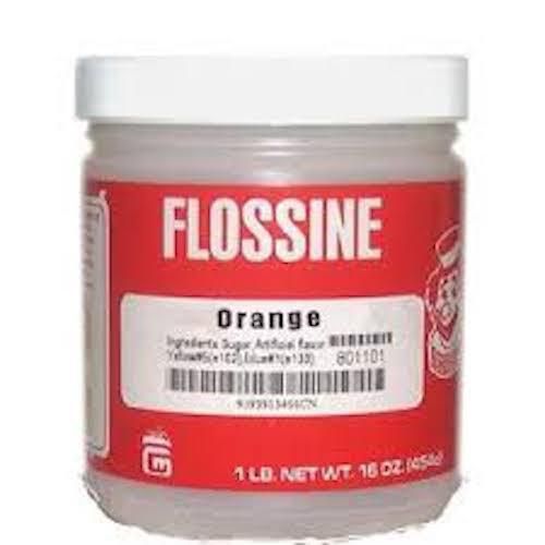 Cotton Candy Sugar Flossine  Orange 3458CN 1 Jar