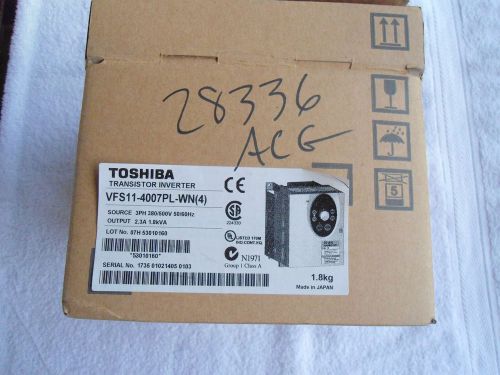 NIB TOSHIBA VF-S11  380/500V   1.8kVA   VFS11-4007PL-WN (4)