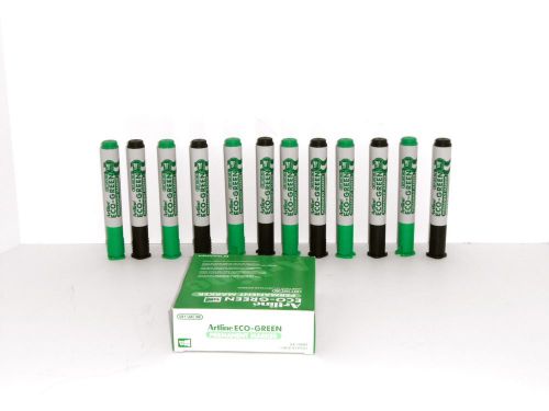 Artline EK-199US Eco-Green Permanent Black,Green,PERMANENT MARKER 1 DOZ.