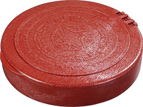 Carlisle 071029 7&#034; hinged tortilla server, terracotta (pack of 12) for sale