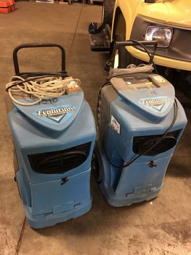 2- Drieaz Evolution LGR Dehumidifiers 100% Working