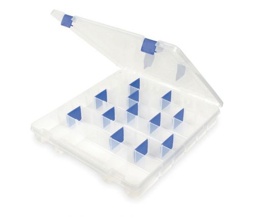 Flambeau Adjustable Compartment Box, Translucent, 20 Dividers, 8001 |KS1|