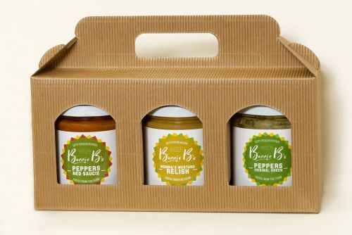 Bonnie B&#039;s Peppers 3 jar Sampler pack