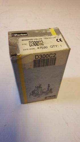 PARKER D300C2 SOLENOID COIL SKINNER VALVE *FACTORY SEALED*