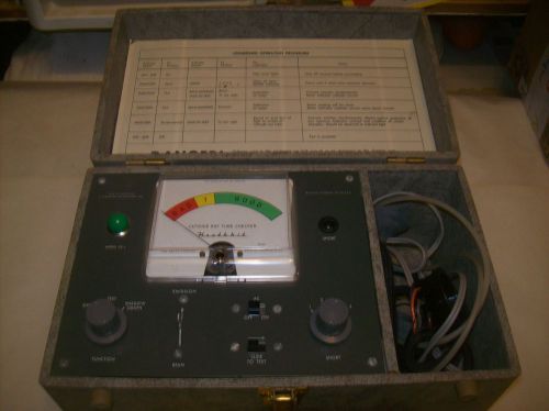 #HEATHKIT MODEL # CC-1 CATHODE RAY TUBE CHECKER VERY NICE WITH MANUAL