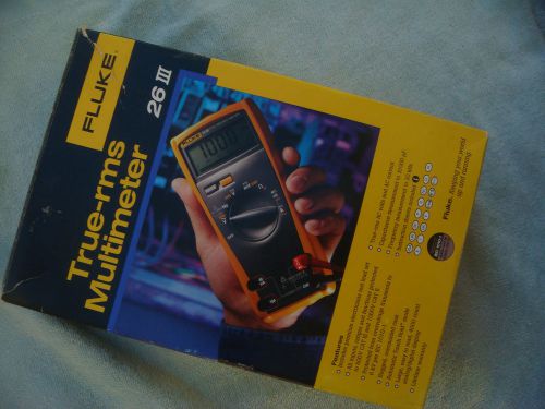 Brand new fluke 23 series iii electrical multimeter 1000v cat ii for sale