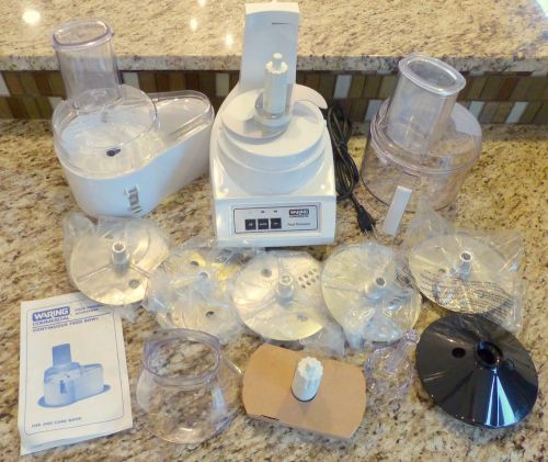 Waring 31FP85 Commercial Food Processor &amp; 7 Blades Industrial Kitchen Ware Prep