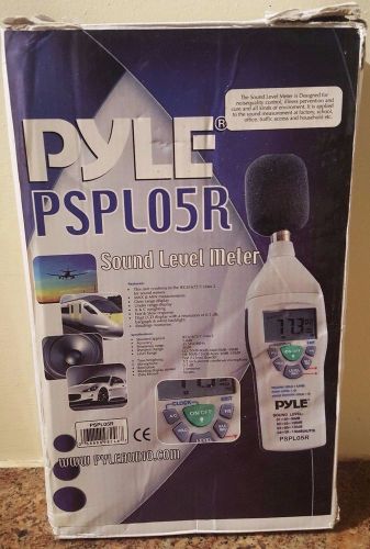 PYLE PSPL05R DIGITAL SOUND LEVEL METER w/ RECORDING FUNCTION