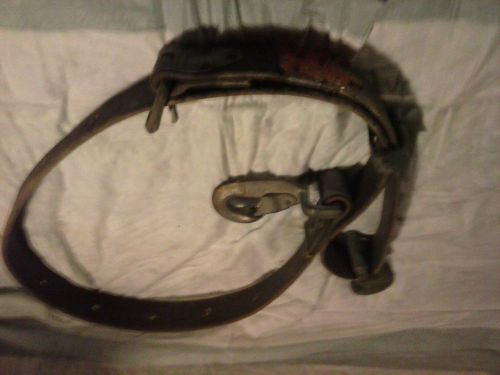 LEATHER CLIMBING BELT