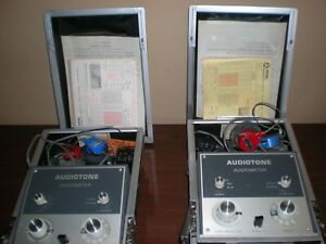 Lot of 2 Royal Audiotone Model AU-1 Audiometers