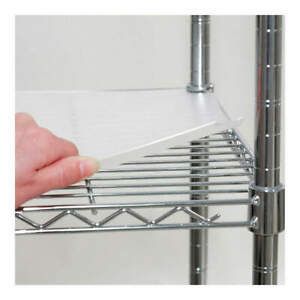 GRAINGER APPROVED 5GRG4 Shelf Liner,36 x 36 in.,Clear,PK4