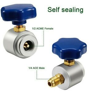 Self Sealing R134A Opening Valve Refrigerant Dispenser F A/C Charging Hose