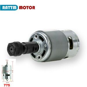 12-36V 775 DC Spindle Motor &amp; ER11 Extension Rod Ball Bearing for CNC 1610 3018