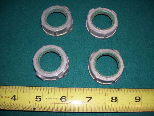 (4) - 1&#034; INSULATED CONDUIT BUSHINGS - NEER MFG.