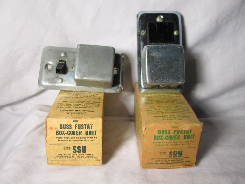 Vintage electronics Lot Fustat, Receptical, Circuit Breaker