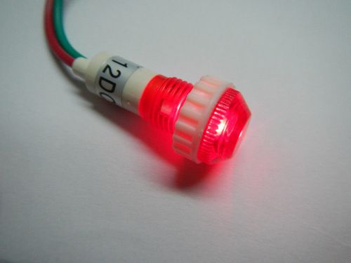 50,12V Red Bulb AMP Power ON/OFF Pilot Light 12V,R10