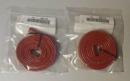 TECHFLEX Sleeving, Heat Resistant, Red, 5ft (2 pk)