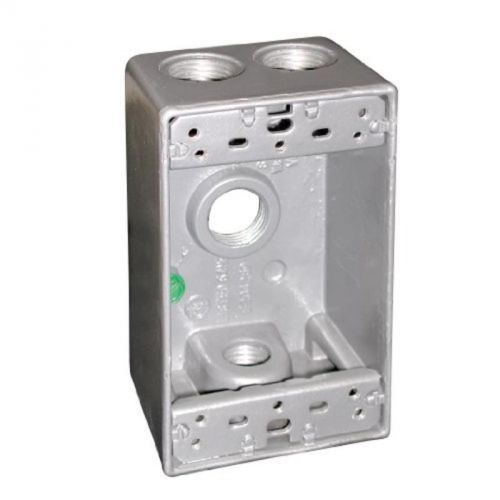 Aluminum 1-Gang Weatherproof Box 662031 National Brand Alternative Outlet Boxes